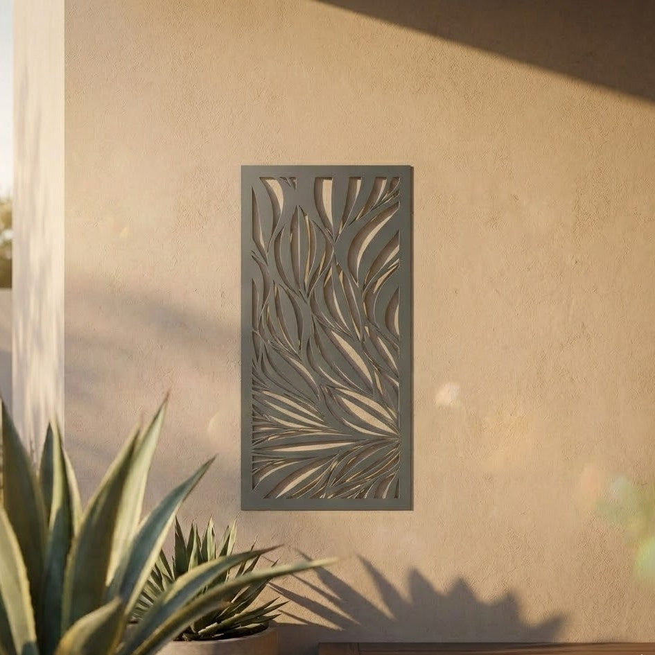 Metal Wall Art Snake Lace Screen