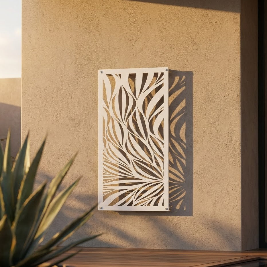 Metal Wall Art Snake Lace Screen