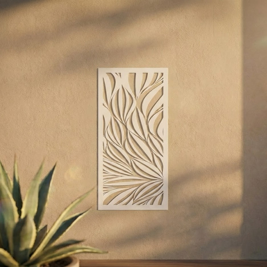 Metal Wall Art Snake Lace Screen