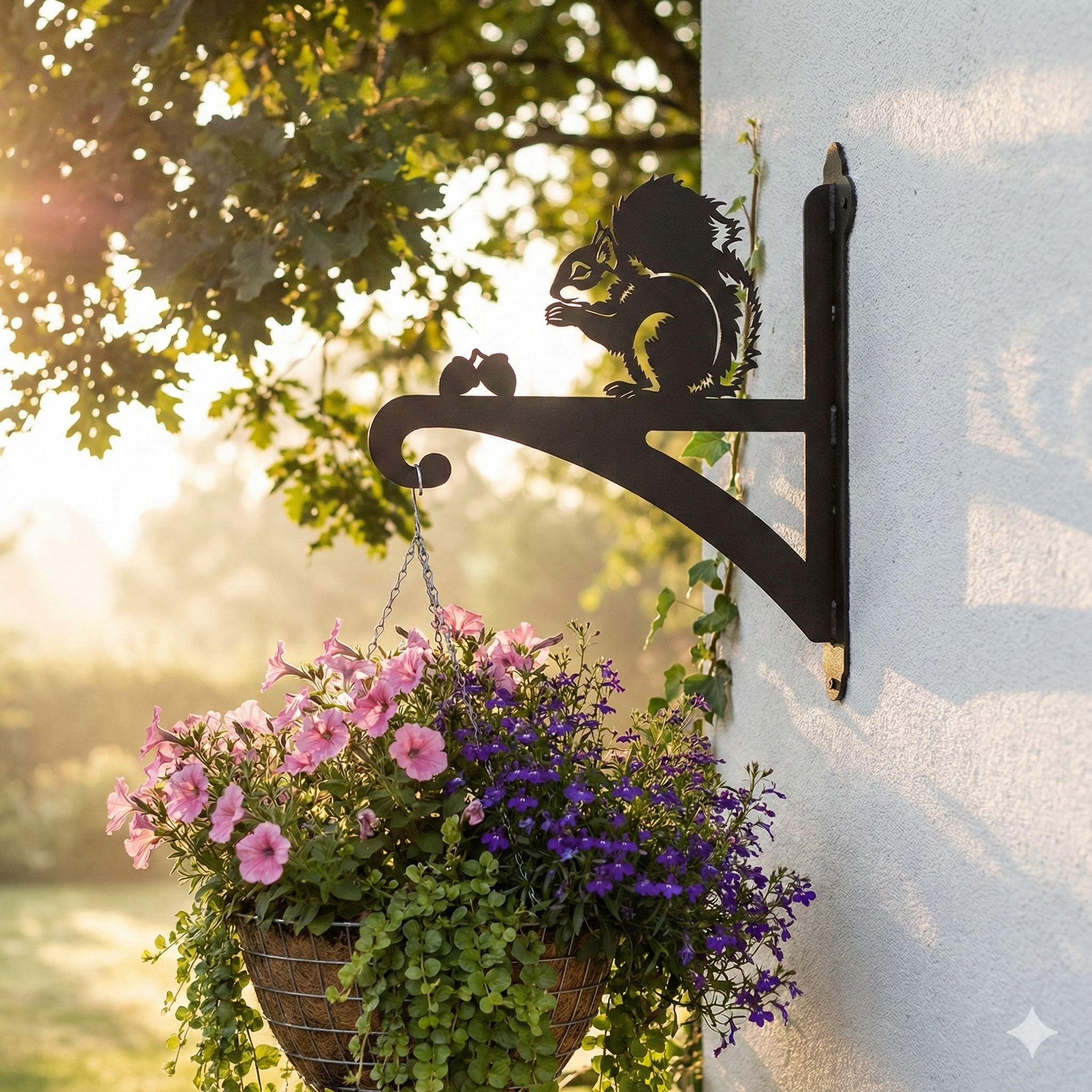 Hanging Basket Bracket Squirrel