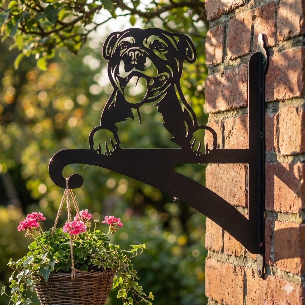 Hanging Basket Bracket Staffordshire Bull Terrier