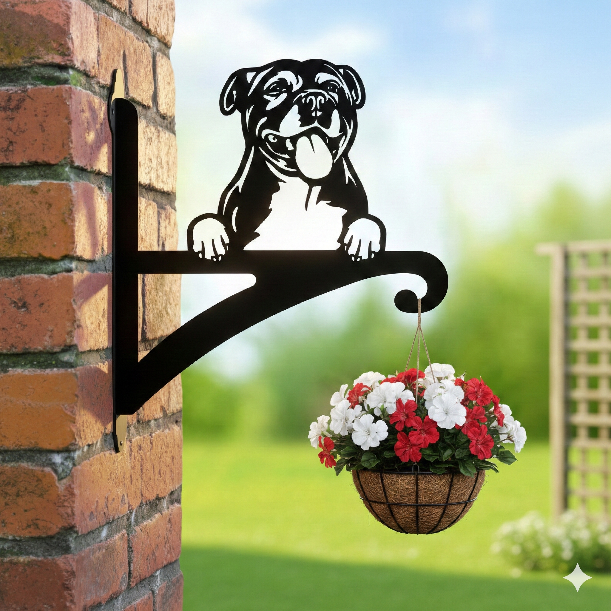 Hanging Basket Bracket Staffordshire Bull Terrier