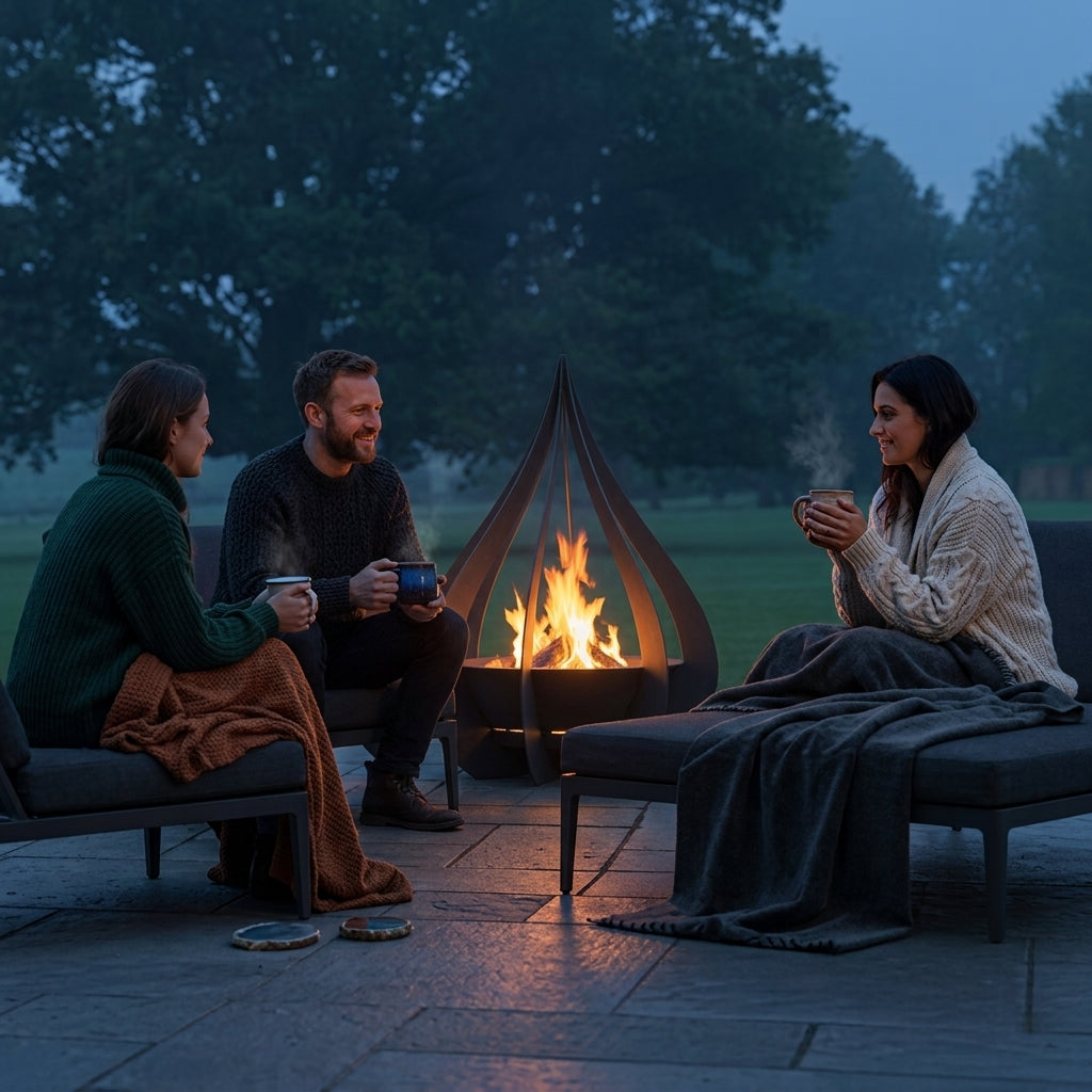 Teardrop Sculptural Fire Pit