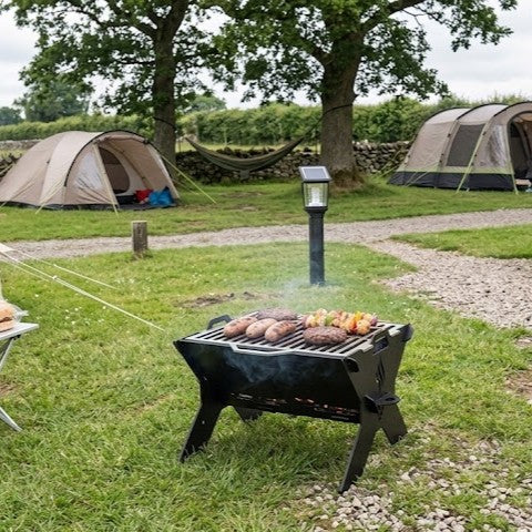 Torch Flat Pack BBQ | Portable Metal Camping Grill