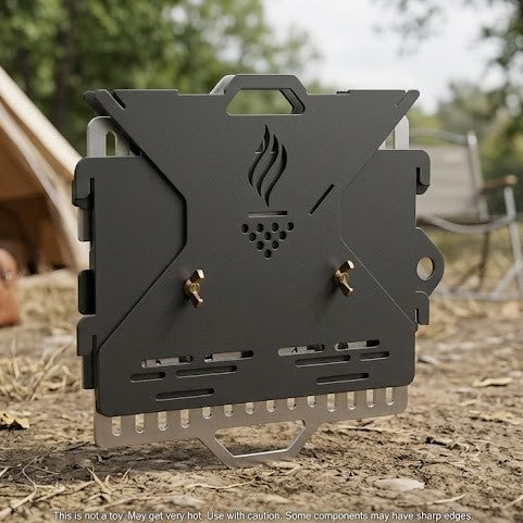 Torch Flat Pack BBQ | Portable Metal Camping Grill