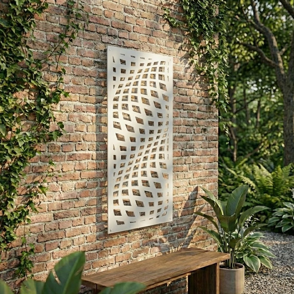 Metal Wall Art Wave Screen