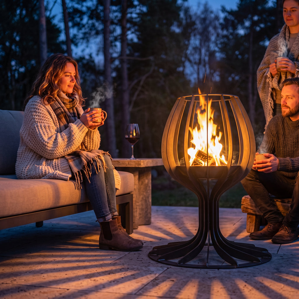 Wine Glass Fire Pit