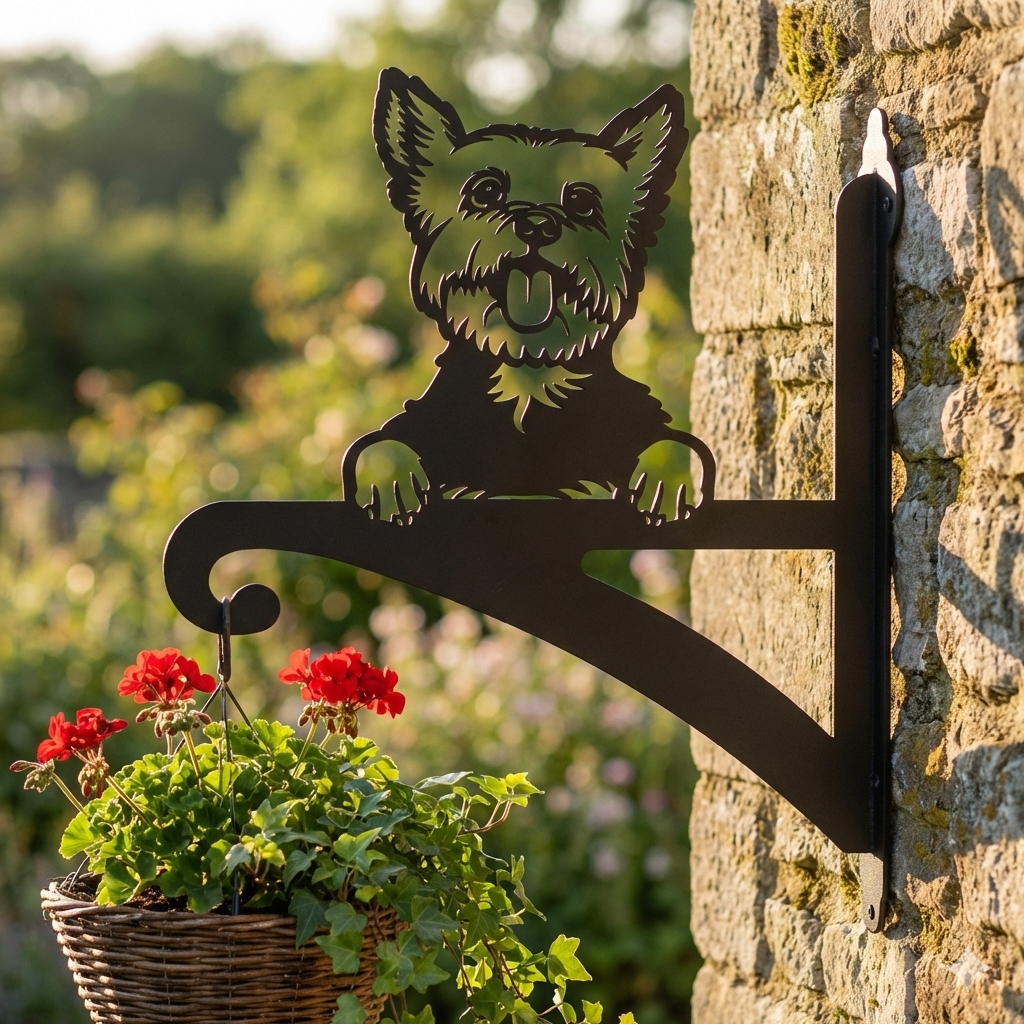 Hanging Basket Bracket Yorkshire Terrier