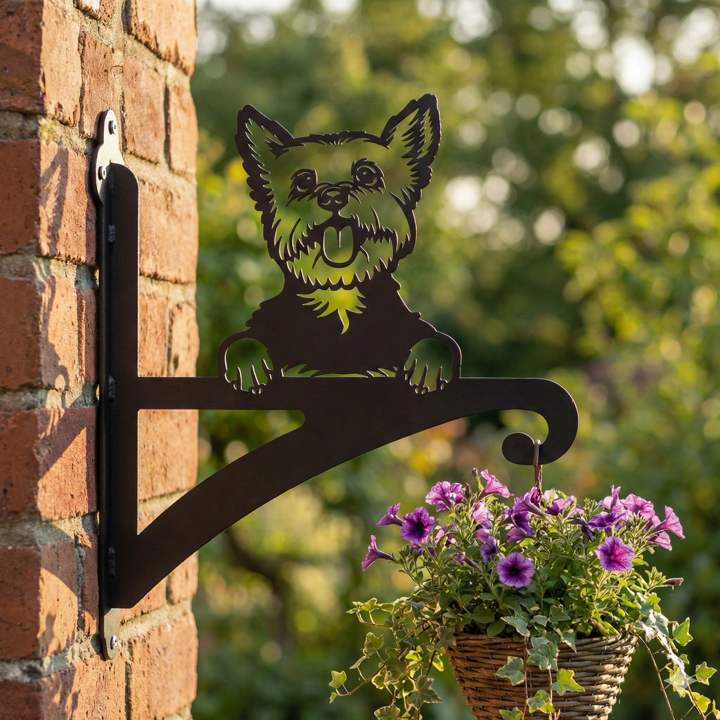 Hanging Basket Bracket Yorkshire Terrier