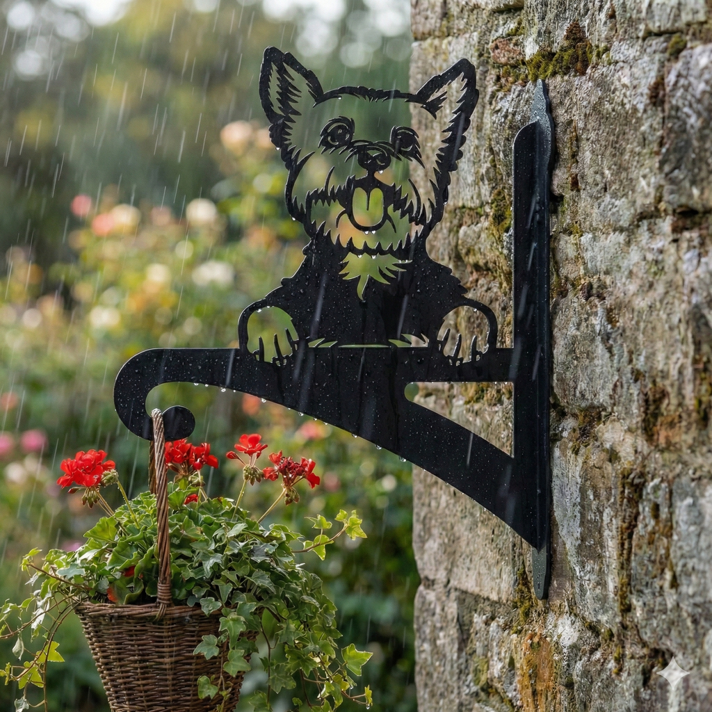 Hanging Basket Bracket Yorkshire Terrier