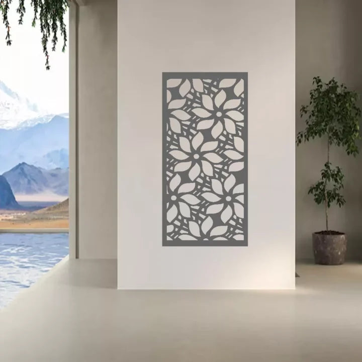 Metal Wall Art Flower Screen 3 image 4