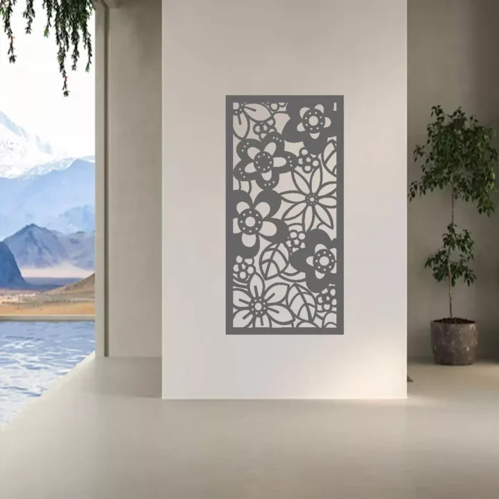 Metal Wall Art Flower Screen 2 image 4