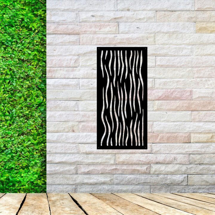 Metal Wall Art Hen Grass Screen image 4