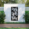 Metal Wall Art Evening Leaf Screen image 0