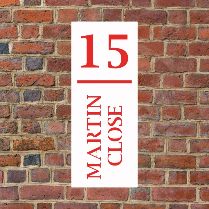 Metal House Number Vertical image 3