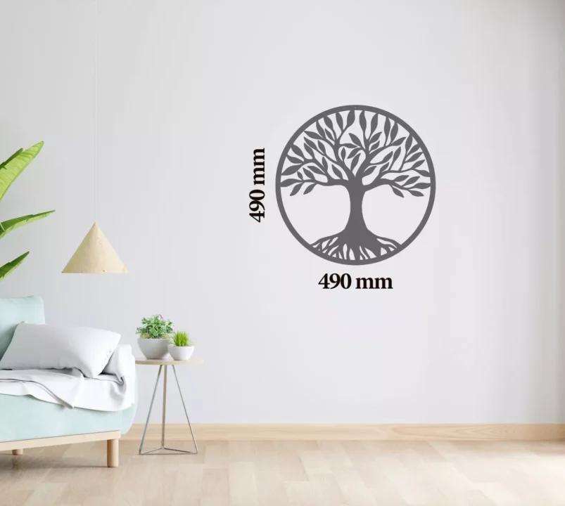 Metal Wall Art Tree Of Life Home Decor image 2