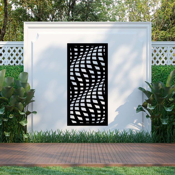 Metal Wall Art Wave Screen image
