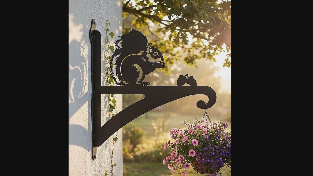 Hanging Basket Bracket Squirrel