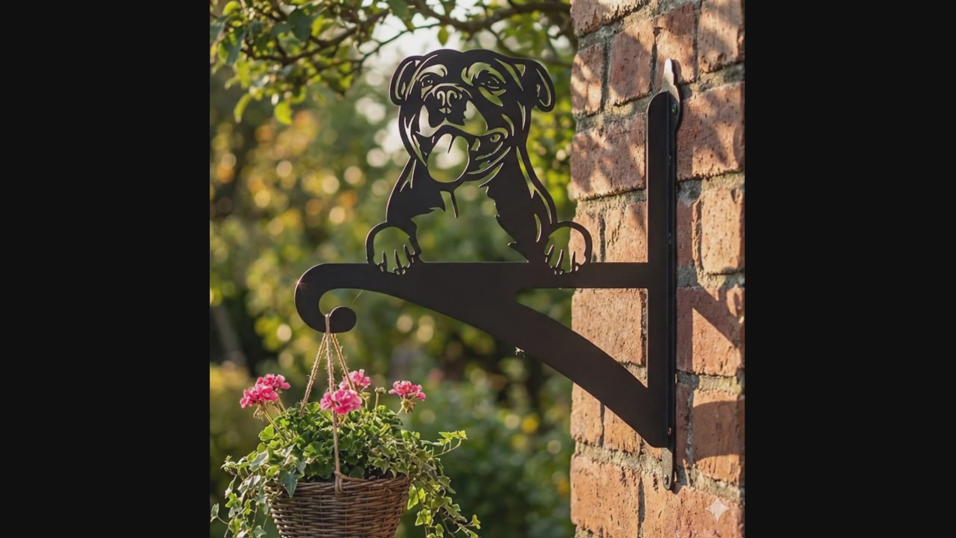 Hanging Basket Bracket Staffordshire Bull Terrier