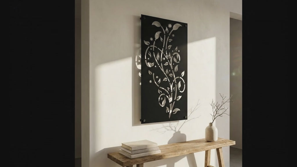 Metal Wall Art Black Meadow Home Decor