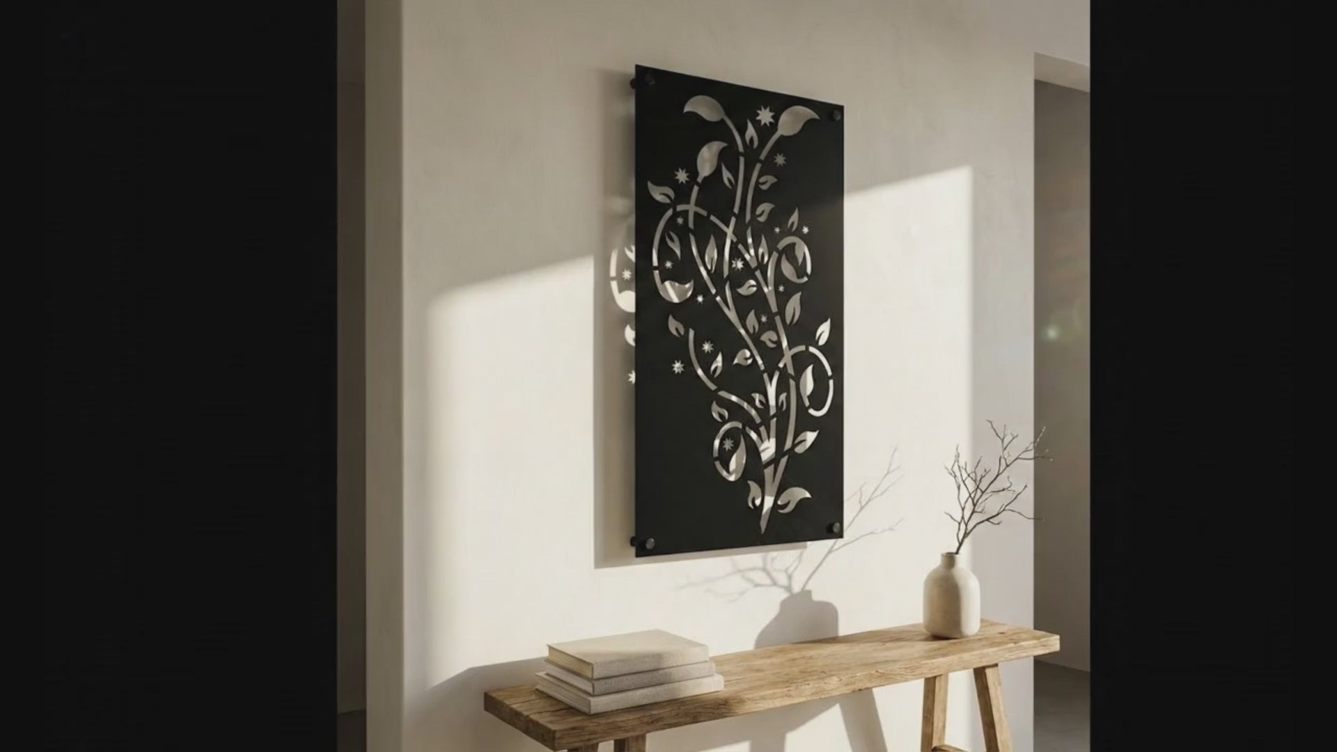 Metal Wall Art Black Meadow Home Decor