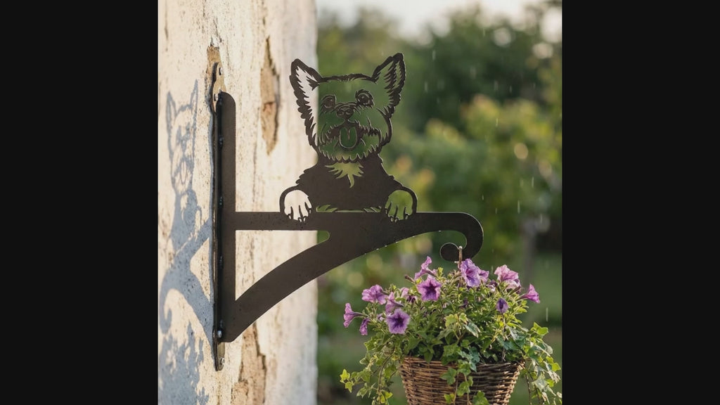 Hanging Basket Bracket Yorkshire Terrier