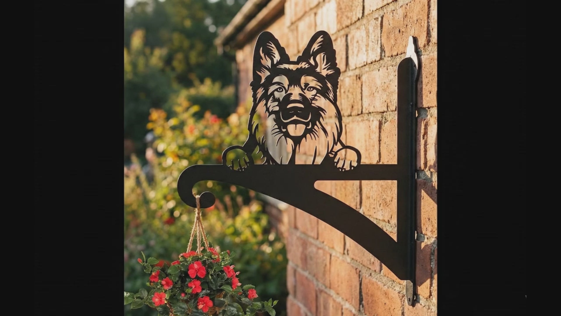 Hanging Basket Bracket German Shepherd