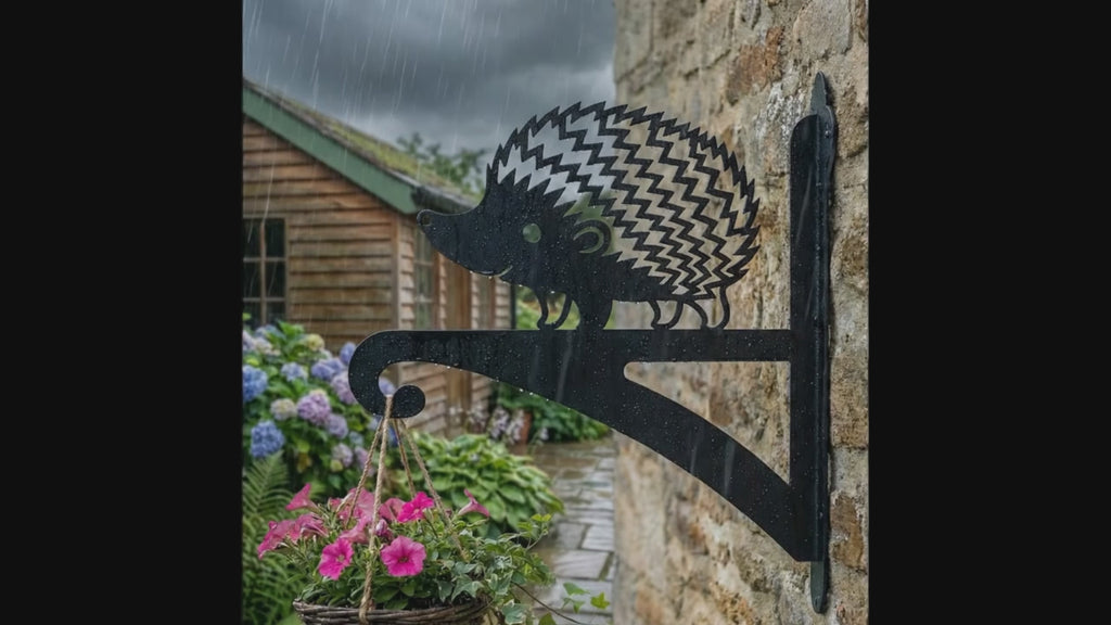Hanging Basket Bracket Hedgehog